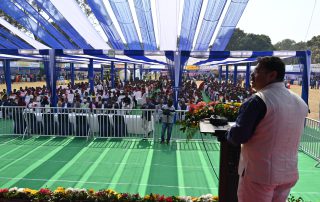 Director Addressing Farmers Gathering