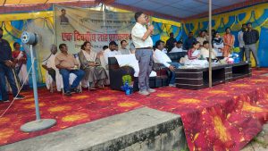 One-day lac processing programme - official addressing the gathering