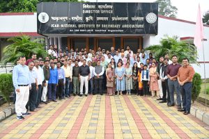 103rd Foundation Day of ICAR-NISA - staff group photograph at Director Office